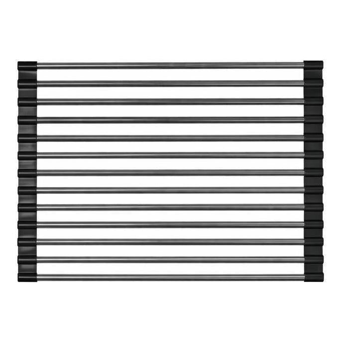 Load image into Gallery viewer, Roll Up Foldable Dish Drying Rack 330 x 425mm - Gun Metal

