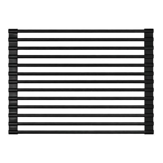 Roll Up Foldable Dish Drying Rack 330 x 425mm - Matte Black