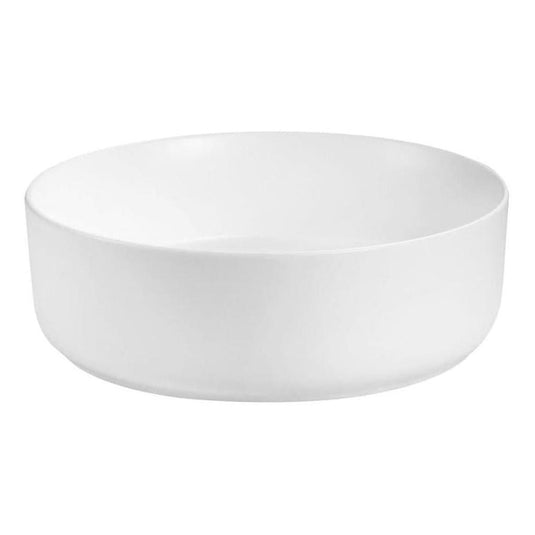 Rotonda Ceramic Basin Sink Round 360 x 120mm Matt White
