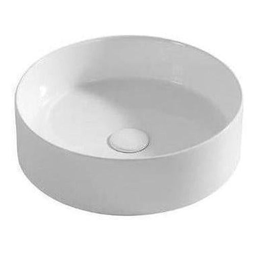 Rotonda Ceramic Basin Sink Round 360 x 120mm White