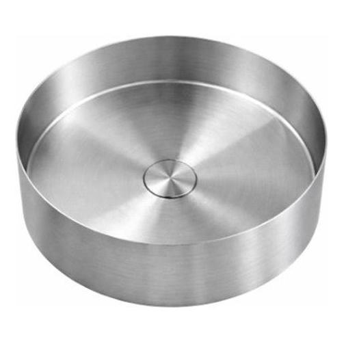 Round Single Bowl Sink Basin 360mm- Stainless Steel Brushed Satin Including Waste