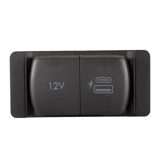 Scanstrut 12V Flip Pro Power Socket and Dual USB/USB-C Charger Socket