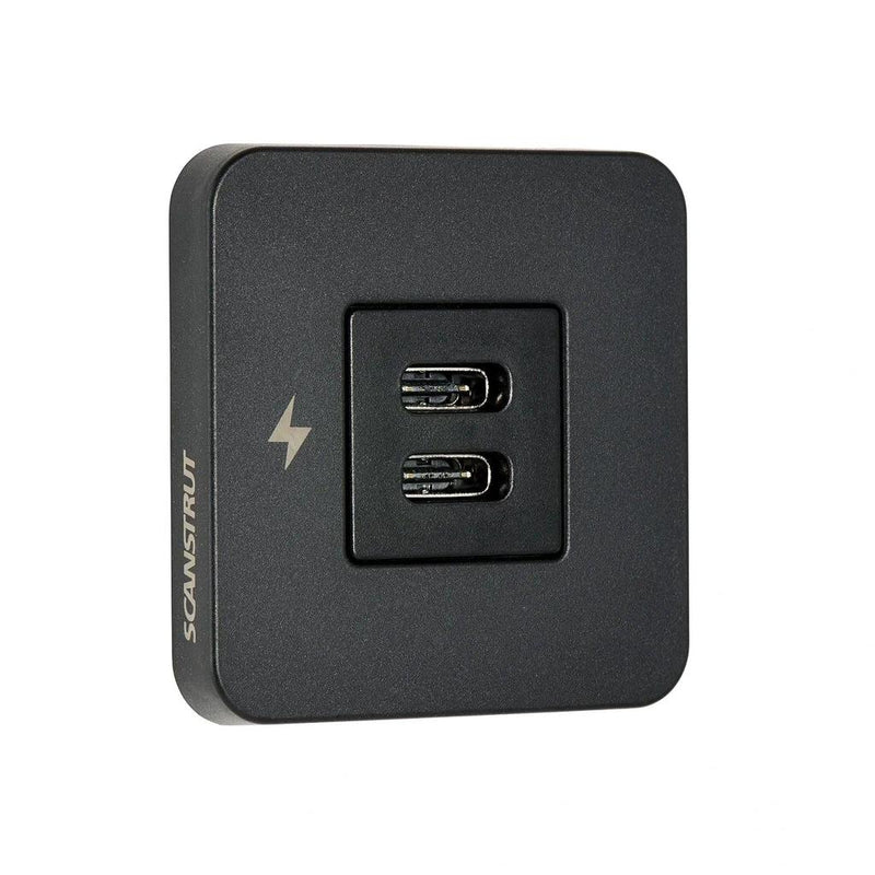 Load image into Gallery viewer, Scanstrut 12V Interior Dual USB-C Charger Socket
