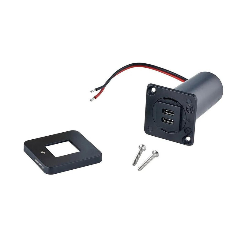 Load image into Gallery viewer, Scanstrut 12V Interior Dual USB-C Charger Socket
