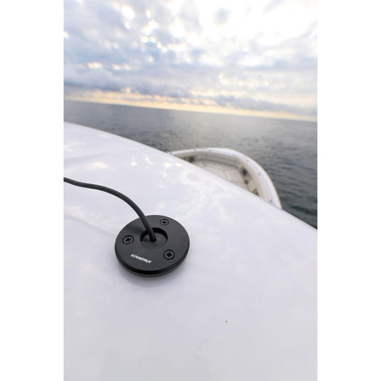 Scanstrut Low Profile Entry Cable Seal Suits 2 - 8mm Cable Aluminium Black