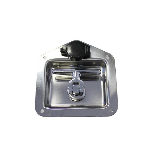 Schutts Storage Lock & Key Mechanism Stainless Steel Chrome