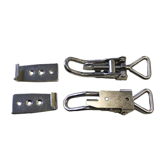 Schutts Toggle Latch Medium 125mm Stainless Steel Pair