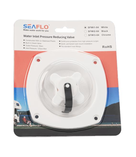 Load image into Gallery viewer, Seaflo Water Inlet Pressure Reducing Valve 350Kpa - White
