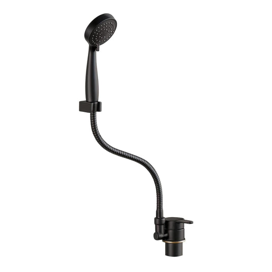 Shower Tap Mixer with Hand Sprayer with 1500mm Hose Stainless Steel Matte Black