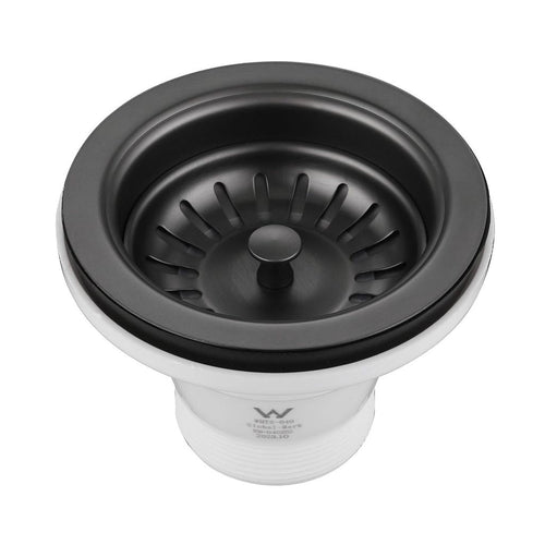 Sink Waste Drain Strainer Gun Metal