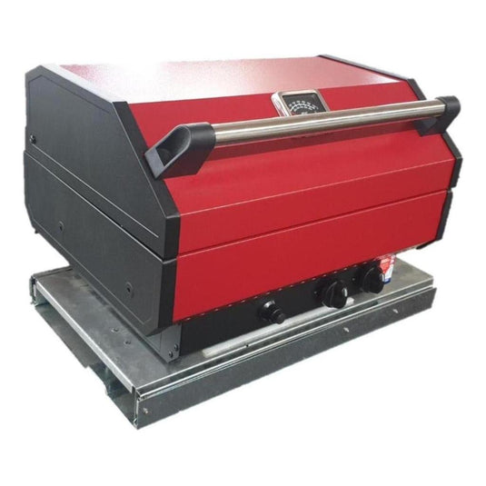 Swift 3 Way Black and Red Slide Out BBQ Kitchen