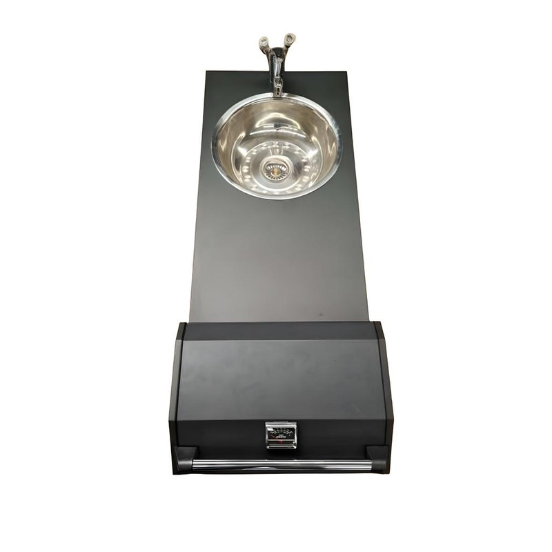 Load image into Gallery viewer, Swift Alfresco Slide Out Kitchen With BBQ &amp; sink Black
