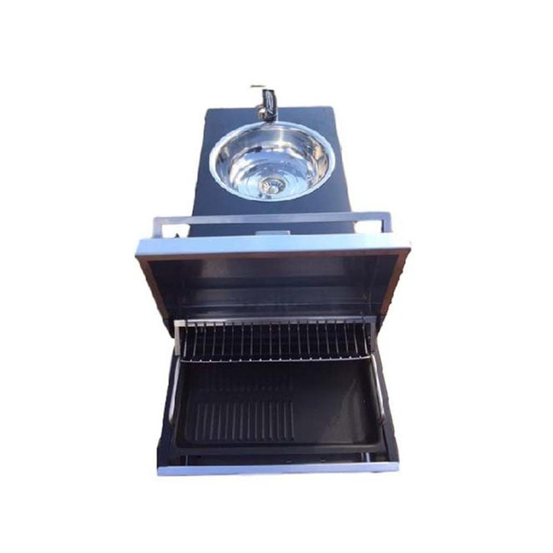 Load image into Gallery viewer, Swift Alfresco Slide Out Kitchen With BBQ &amp; sink Stainless Steel
