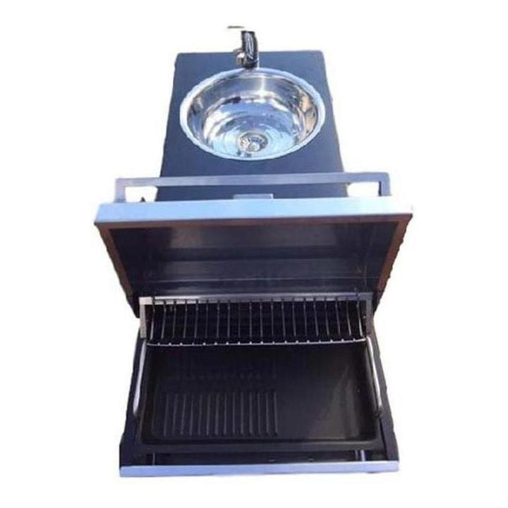 Swift Alfresco Slide Out Kitchen With BBQ & Sink Stainless Steel ...