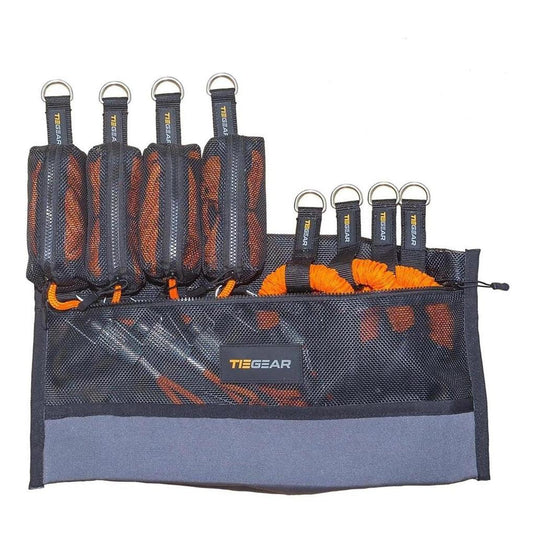 TIEGEAR Awning 4 Pack inc 4 Guy Rope & 4 Soft Spring