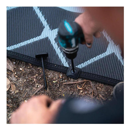 TIEGEAR Flat Terra 8 Pack Screw Peg - Secure Ground Mats