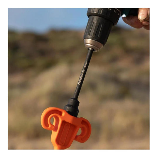 TIEGEAR Terra Driver Drill 19mm Hex Attachment Tool For Hard Terra
