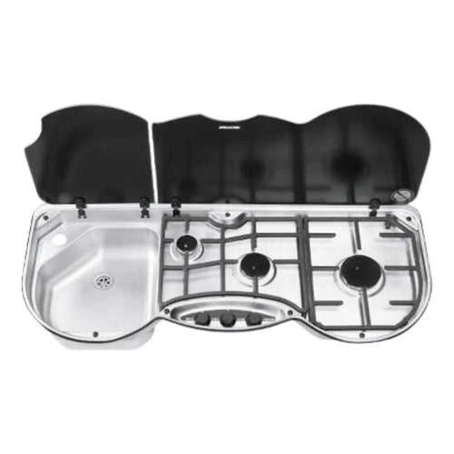 Thetford 353 Series Combination Unit LH Sink with 3 Burner