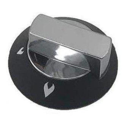 Thetford Replacement Spare Cooker Knob Chrome/Black x 1