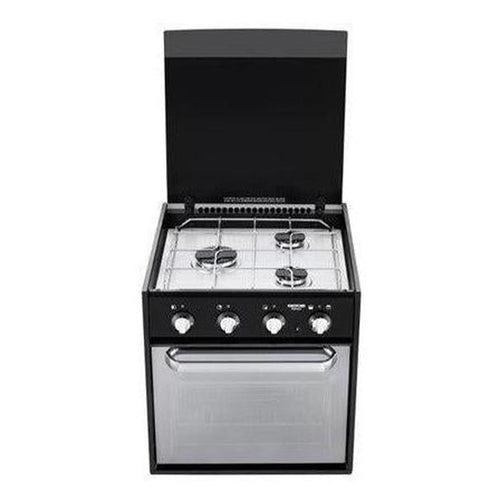 Thetford Triplex MK3 Compact Combination Cooker Gas Only - Glass Lid