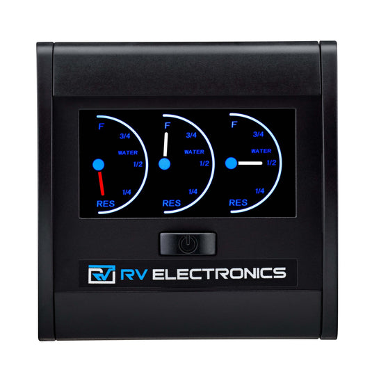 Triple RV Electronics Programmable LCD Water Tank Gauge Display