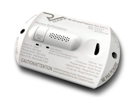 Universal 12V Carbon Monoxide / Gas Leak Detector Black
