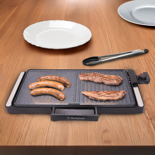Westinghouse 2200W Non Stick Electric Grill 652 x 261 x 68mm