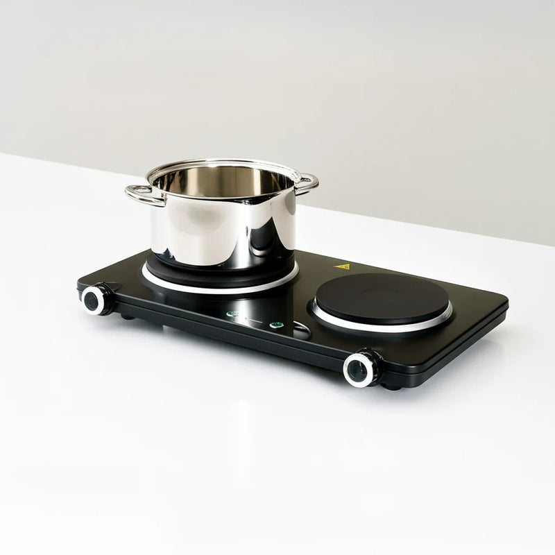 Load image into Gallery viewer, Westinghouse 1500W Twin  Electric Cooktop Hot Plate 470 x 280 x 80mm
