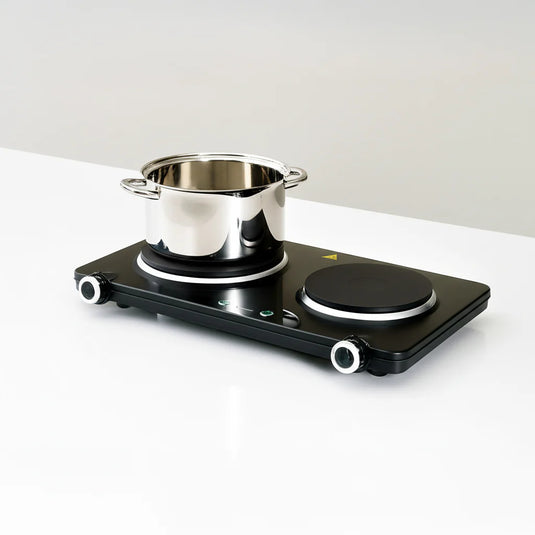 Westinghouse 1500W Twin  Electric Cooktop Hot Plate 470 x 280 x 80mm