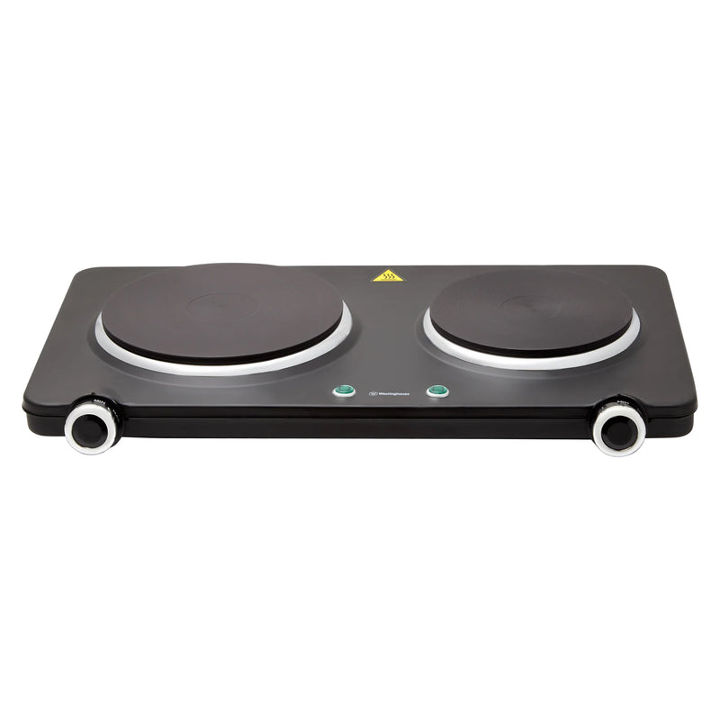 Load image into Gallery viewer, Westinghouse 1500W Twin  Electric Cooktop Hot Plate 470 x 280 x 80mm
