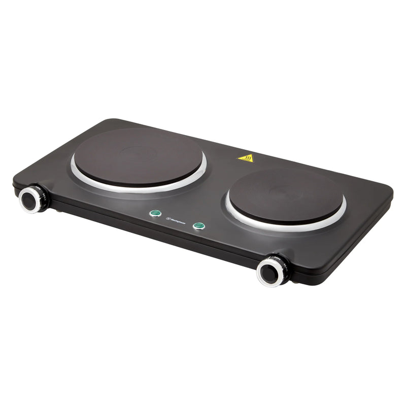Load image into Gallery viewer, Westinghouse 1500W Twin  Electric Cooktop Hot Plate 470 x 280 x 80mm
