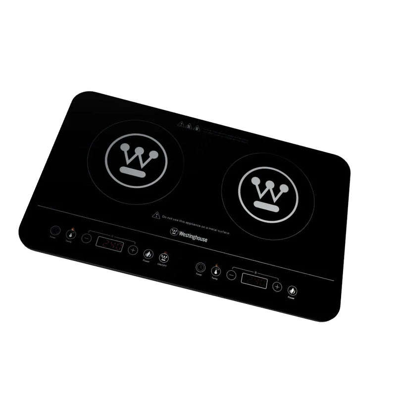 Load image into Gallery viewer, Westinghouse 2400W Twin Induction Cooktop Hot Plate 600 x 360 x 40mm
