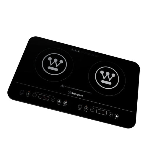 Westinghouse 2400W Twin Induction Cooktop Hot Plate 600 x 360 x 40mm