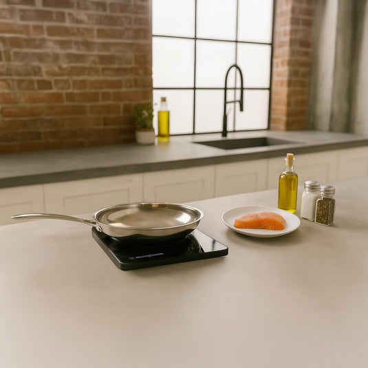 Westinghouse 2000W Single Induction Cooktop Hot Plate Super Slim 280 x 350 x 23mm