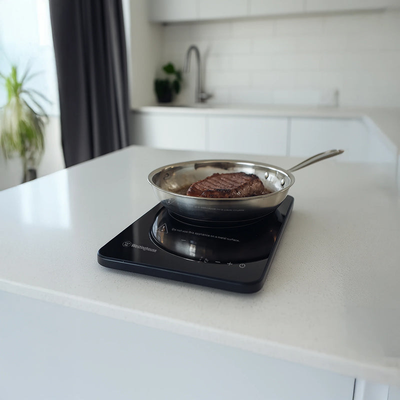 Load image into Gallery viewer, Westinghouse 2000W Single Induction Cooktop Hot Plate Super Slim 280 x 350 x 23mm
