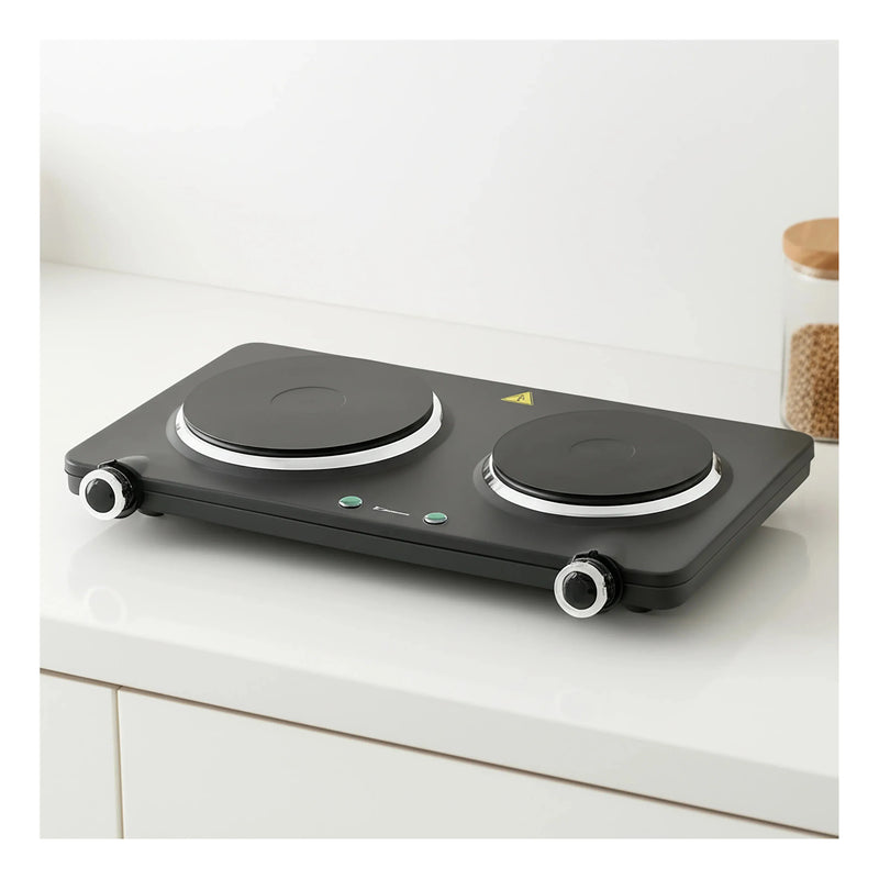 Load image into Gallery viewer, Westinghouse 1500W Twin Electric Cooktop Hot Plate 470 x 280 x 80mm
