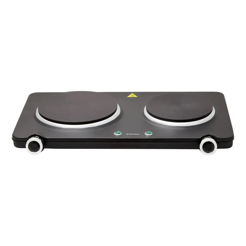 Load image into Gallery viewer, Westinghouse 1500W Twin Electric Cooktop Hot Plate 470 x 280 x 80mm

