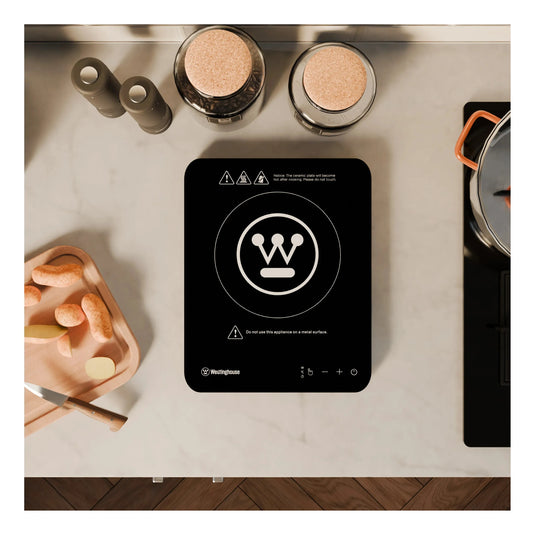 Westinghouse 2000W Single Induction Cooktop Hot Plate Super Slim 280 x 350 x 23mm