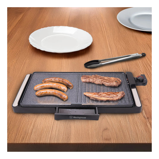 Westinghouse 2200W Non Stick Electric Grill 652 x 261 x 68mm