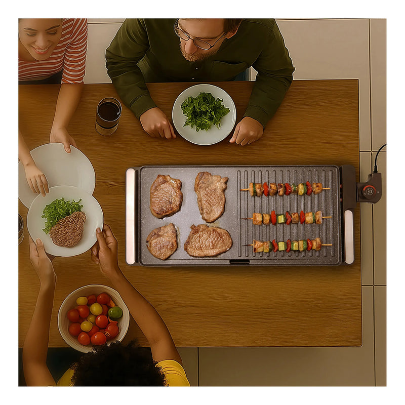 Load image into Gallery viewer, Westinghouse 2200W Non Stick Electric Grill 652 x 261 x 68mm
