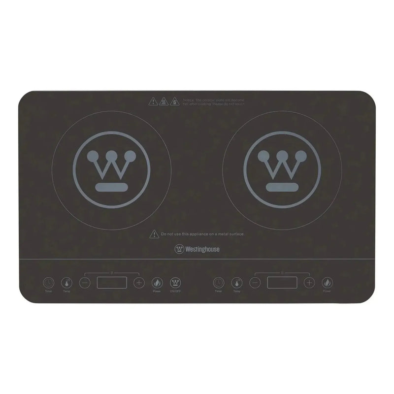 Load image into Gallery viewer, Westinghouse 2400W Twin Induction Cooktop Hot Plate 600 x 360 x 40mm
