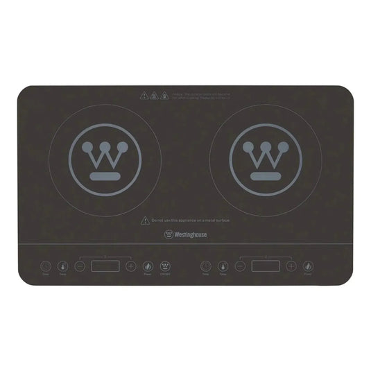 Westinghouse 2400W Twin Induction Cooktop Hot Plate 600 x 360 x 40mm