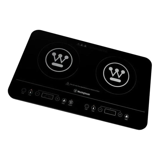 Westinghouse 2400W Twin Induction Cooktop Hot Plate 600 x 360 x 40mm