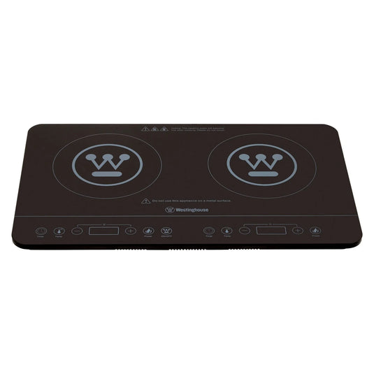 Westinghouse 2400W Twin Induction Cooktop Hot Plate 600 x 360 x 40mm