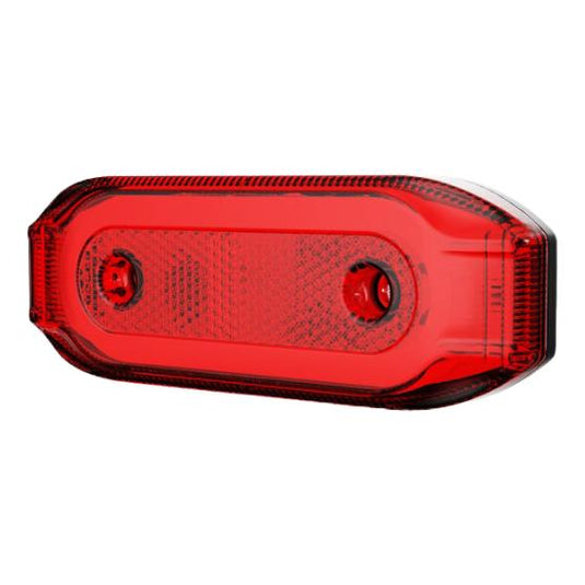 Whitevision 9 - 33V Halotrack Red Rear Marker Reflector 128 x 46 x 18mm Screw Mount