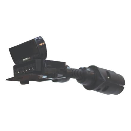 Whitevision Trailer Adaptor 7 Pin Large Round to 7 Pin Flat Adaptor