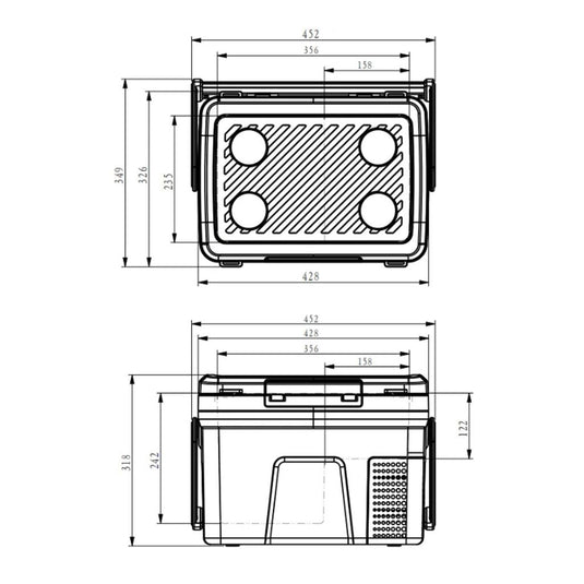 myCoolman 15L Portable Recreational Fridge